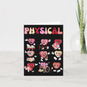 Pediatric Physical Therapy Pt Pta Happy Valentine' Kaart (Voorkant)