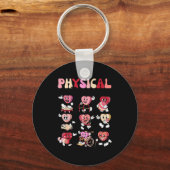 Pediatric Physical Therapy Pt Pta Happy Valentine' Sleutelhanger (Voorkant)