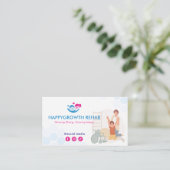 Pediatric Rehab Business | Blue Medical Visitekaartje (Staand voorkant)