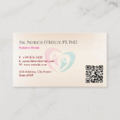 Pediatric Therapy Business | Light Red Visitekaartje (Voorkant)