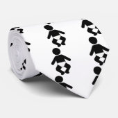 Pediatrician LOGO - arts aan zuigelingen, kinderen Stropdas (Opgerold)