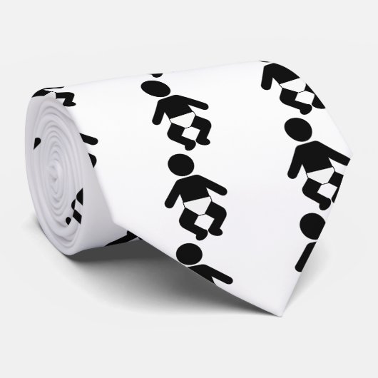 Pediatrician LOGO - arts aan zuigelingen, kinderen Stropdas (Opgerold)