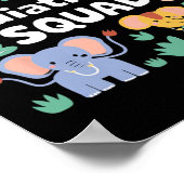 Pediatrician Squad Safari Animals Waardering Poster (Hoek)