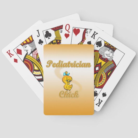 Pediatricicus Chick Speelkaarten (Achterkant)