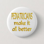 Pediatriciens Ronde Button 5,7 Cm (Voorkant)