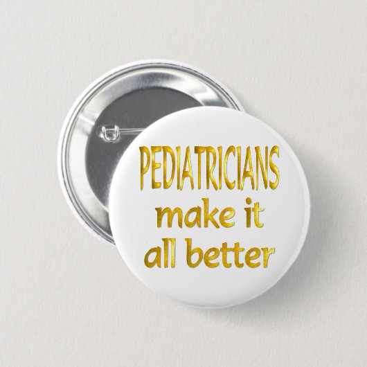 Pediatriciens Ronde Button 5,7 Cm (Voorkant /achterkant)