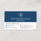 Pediatrics Doctor Office Appointment Visitekaartje (Voorkant)