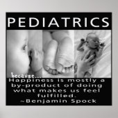 PEDIATRICS - HAPPINESS QUOTE - POSTER (Voorkant)