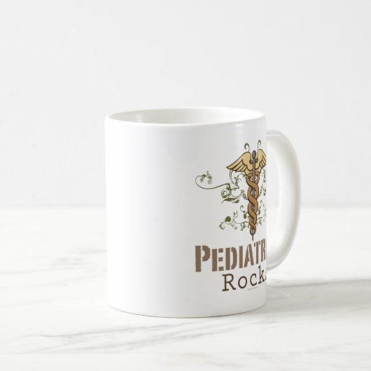Pediatrics Rock Pediatricia Caduceus Mok (Voorkant rechts)