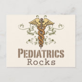 Pediatrics Rock Pediatrisch Briefkaart (Voorkant)