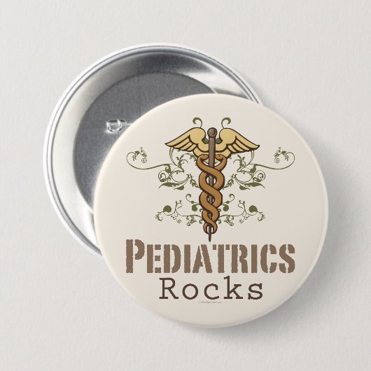 Pediatrics Rock Pediatrische Button (Voorkant /achterkant)
