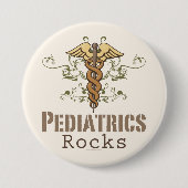 Pediatrics Rock Pediatrische Button (Voorkant)