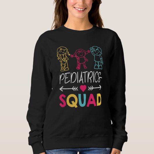Pediatrics Squad Nurse Cute Trui (Voorkant)