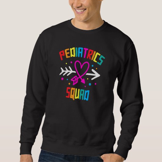 Pediatrics Squad Nurse Cute Trui (Voorkant)
