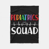 Pediatrics Squad peds Registered Neurse Fleece Deken (Voorkant)