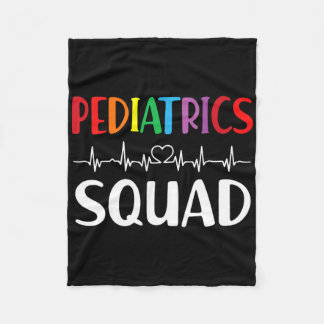 Pediatrics Squad peds Registered Neurse Fleece Deken