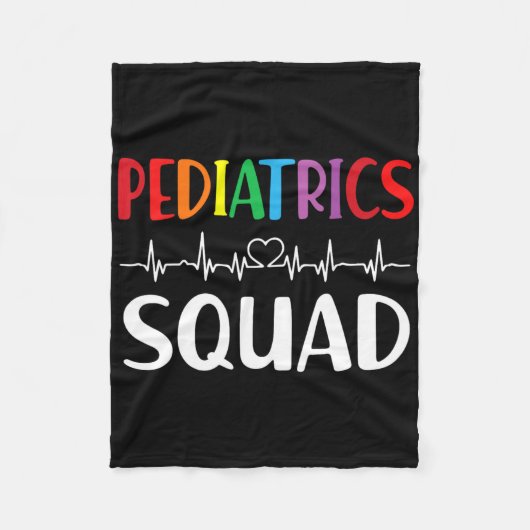 Pediatrics Squad peds Registered Neurse Fleece Deken (Voorkant)