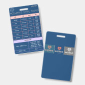 Pediatrie Badge Snelzoekgids (Voor- en achterkant)