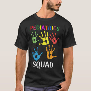 Pediatrie Team Grappige Kinderverpleegster Autisme T-shirt