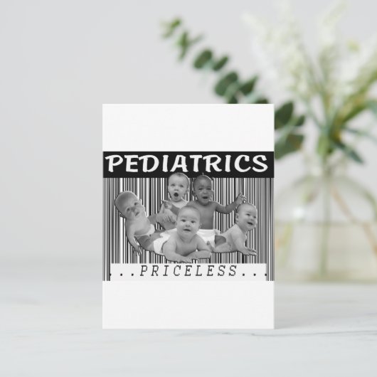PEDIATRIEK - PRICELBARCODE BRIEFKAART (Staand voorkant)