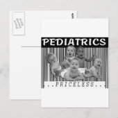PEDIATRIEK - PRICELBARCODE BRIEFKAART (Voorkant / Achterkant)