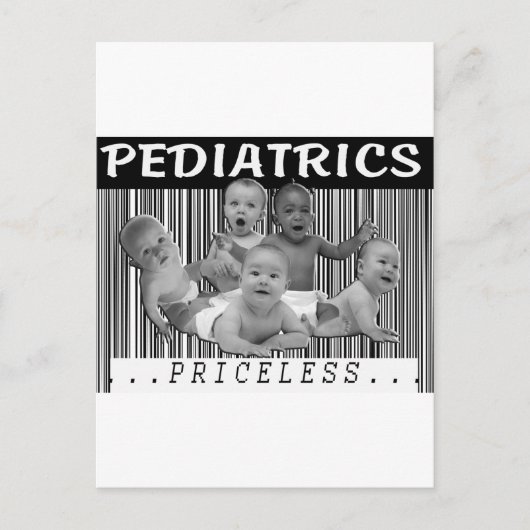 PEDIATRIEK - PRICELBARCODE BRIEFKAART (Voorkant)