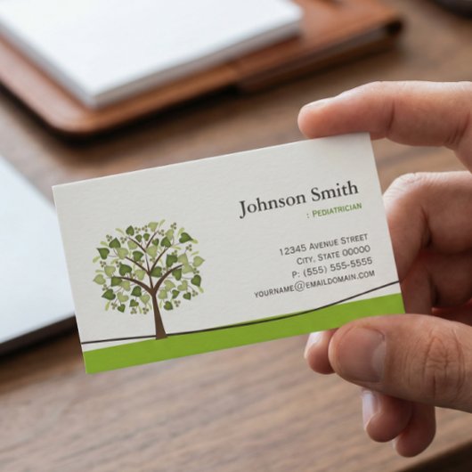 Pediatrisch - Elegant Wish Tree Visitekaartje