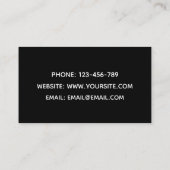 Pediatrische Baby Tandarts Kinder Doctor Funny Tee Visitekaartje (Achterkant)