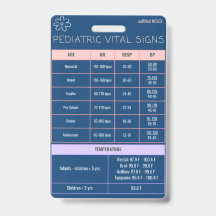 Pediatrische badge - Snelle referentie