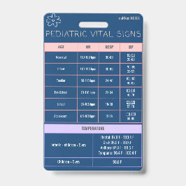 Pediatrische badge - Snelle referentie