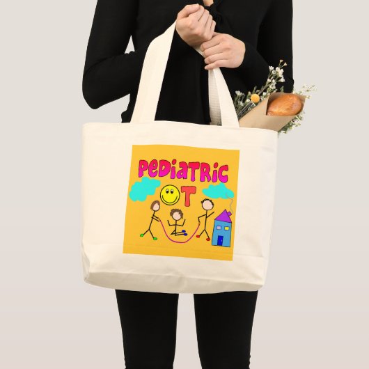 Pediatrische beroepsmatige therapieschoten grote tote bag (Voorkant (product))