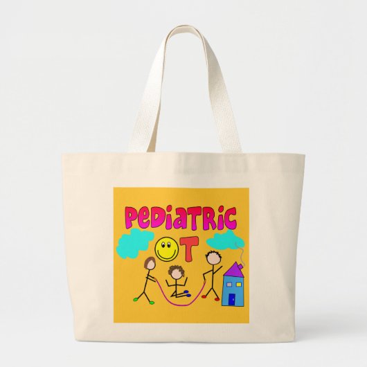 Pediatrische beroepsmatige therapieschoten grote tote bag (Voorkant)