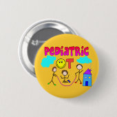 Pediatrische beroepsmatige therapieschoten ronde button 5,7 cm (Voorkant /achterkant)