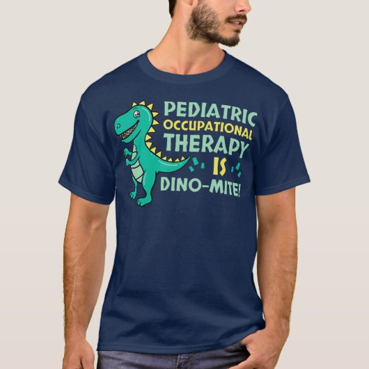 Pediatrische beroepsmatige Therapist tegen kindera T-shirt (Voorkant)