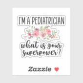 Pediatrische cadeau sticker (Vel)