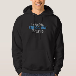 Pediatrische endocriene verpleegkundige Mannen Hoodie