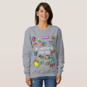 Pediatrische ergotherapie vivid trui (Voorkant volledig)