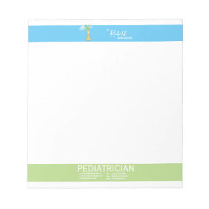 Pediatrische Giraffe/pediatricus Notitieblok