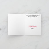 Pediatrische kerstKaart met boom- en Teddy Bear Kaart (Binnen)