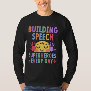 Pediatrische logopedie SLP taalpatholoog T-shirt