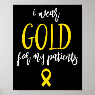 Pediatrische oncologie verpleegkundige geschenken  poster