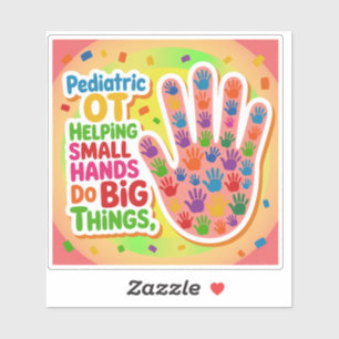 Pediatrische OT Helping Small Hands Sticker