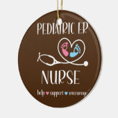 Pediatrische patiënten Verpleegkundigen Keramisch Ornament (Links)