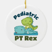 Pediatrische PT Rex Fysieke Therapie Therapie Keramisch Ornament (Achterkant)