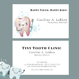 Pediatrische Tandarts Tandheelkunde Kinder Tandart Visitekaartje