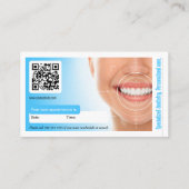 Pediatrische tandarts | Tandheelkundige praktijk Visitekaartje (Achterkant)