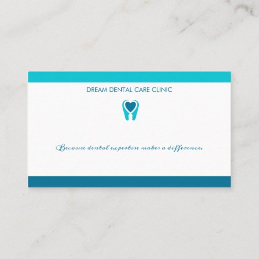 Pediatrische tandarts | Tandheelkundige praktijk Visitekaartje (Achterkant)