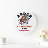 Pediatrische tandheelkundige piraat Theme Borstver Grote Klok (Huis)