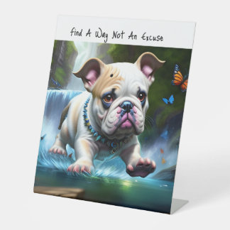 Pediatrische teken reclamebord met voetstuk