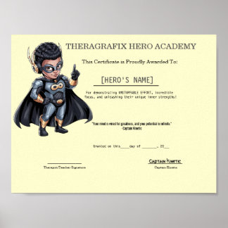 Pediatrische Therapie Kracht & Vastberadenheid Awa Poster
